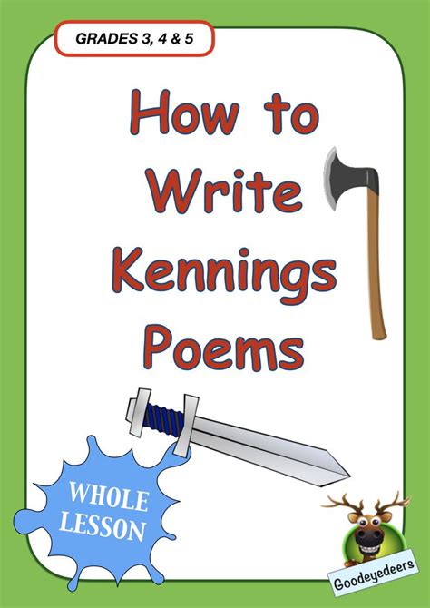 Poetry Writing - Have Fun Writing Kennings - | Cool writing, Poetry ...