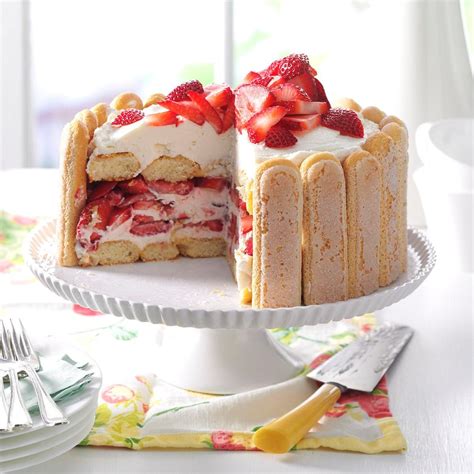 Strawberry Ladyfinger Icebox Cake Recipe: How to Make It