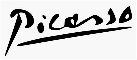 Flourish Clipart Signature - Pablo Picasso Signature, HD Png Download - kindpng