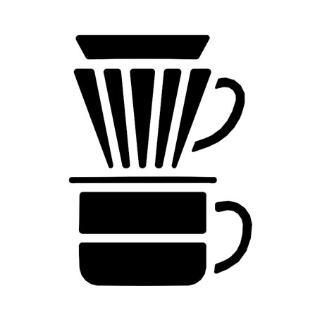 Brewing Methods Coffee V60 Vector SVG Icon - SVG Repo