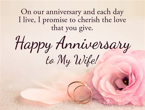 65 Best Wedding Anniversary Wishes for Wife - WishesMsg | Anniversary wishes for wife, Good ...