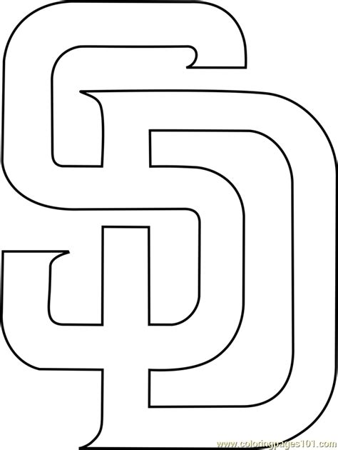 San Diego Padres Logo Stick N Poke Tattoo, Stick And Poke, San Diego Padres, Printable Coloring ...