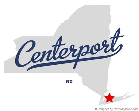 Map of Centerport, NY, New York