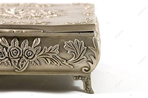 Silver Casket Valuable Decoration Silver Photo Background And Picture For Free Download - Pngtree