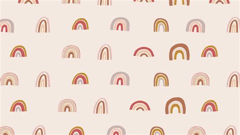 Rainbow Boho Desktop Wallpaper - Etsy