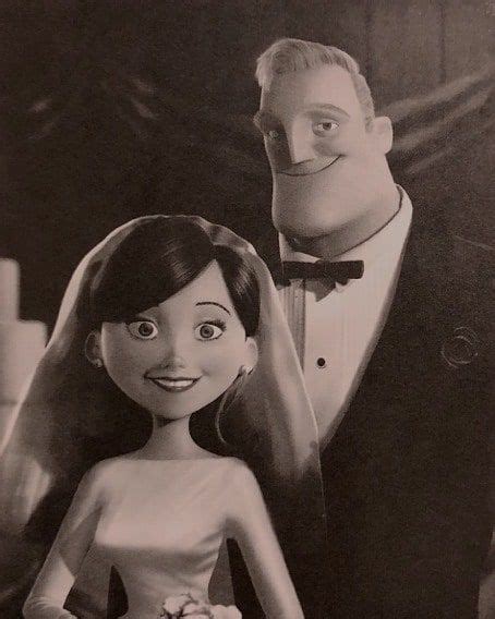 Bob and Helen's wedding. #bobparr #mrincredible #elastigirl #pixar | The incredibles, Disney ...