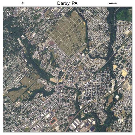 Aerial Photography Map of Darby, PA Pennsylvania