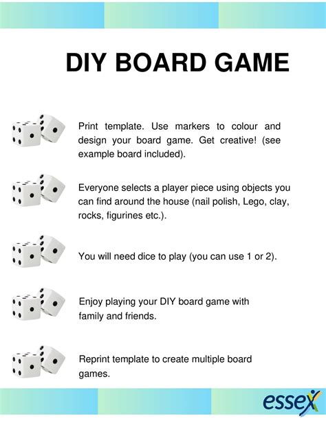 Free Printable Board Game Templates [PDF] Maker / DIY