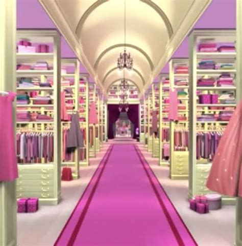 Barbie Life, Barbie Dream House, Barbie World, Pink Wallpaper Barbie, House Closet, Dream Closet ...