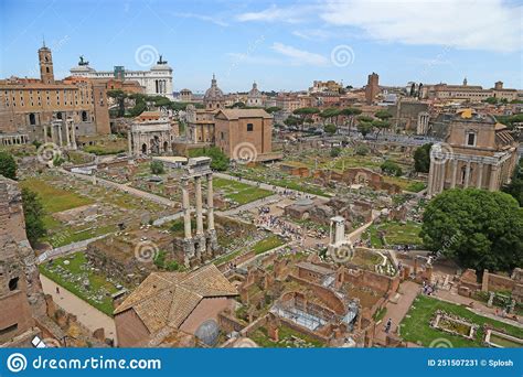 Ancient Roman Forum Ruins in Rome Editorial Photo - Image of roman, fortification: 251507231