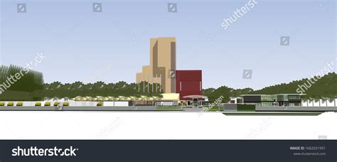 3d Illustration Cement Plant Layout Stock Illustration 1682031991 | Shutterstock