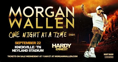 Morgan Wallen Neyland Stadium 2024 Tickets - Rene Vallie