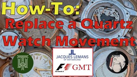 How To Replace a Quartz Watch Movement - Watch Repair / Step-by-Step Instruction - YouTube