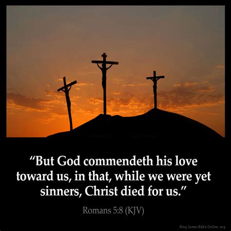 Romans 5:8 Inspirational Image