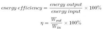 Efficiency Formula