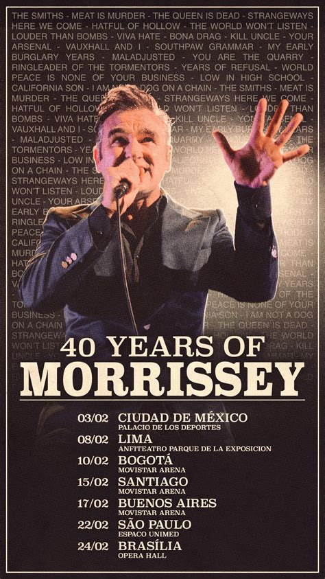 Morrissey Tour 2024 - Bren Noellyn