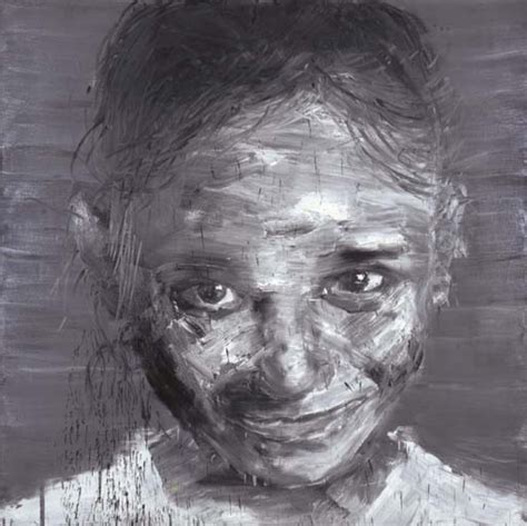 Yan Pei-Ming (1960 -) Petite Mendiante, 2005 (301 x 300 cm) | Portrait ...