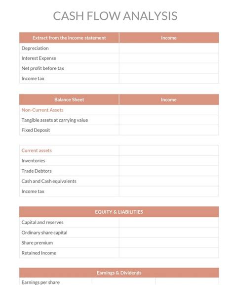 Cash Flow Analysis - 16+ Examples, Format, Pdf