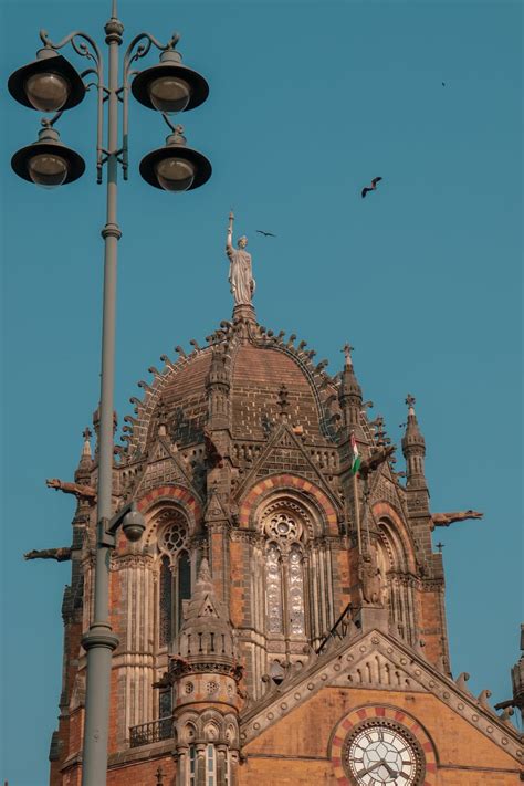 Chhatrapati Shivaji Terminus Railway Station in Mumbai · Free Stock Photo