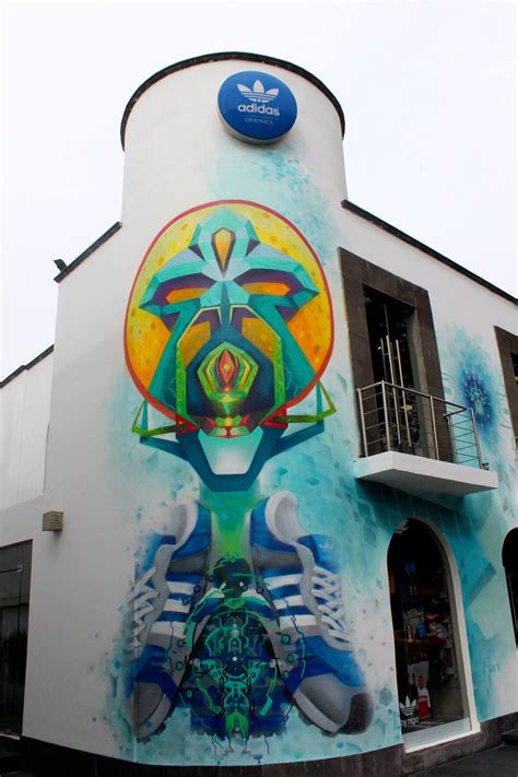 N3O "Tree of Life" mural for Adidas Originals La Condesa store in Mexico City Best Street Art ...