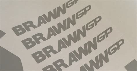 Brawn GP logo decal | chris.chemidl.in