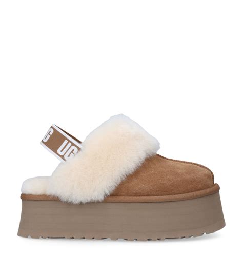 UGG Funkette Flatform Slippers | Harrods AE