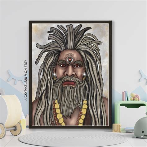 The Aghori Devotees of Shiva L Digital Printable Art, Trendy Arts, Hand ...