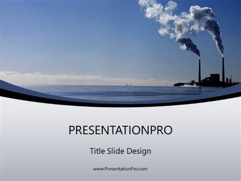 Factory Air Pollution Nature PowerPoint template - PresentationPro