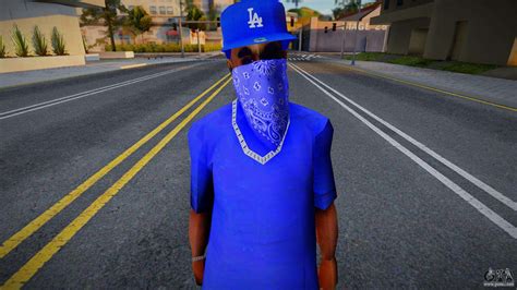 Blood N Crip - Gangsta Ped for GTA San Andreas