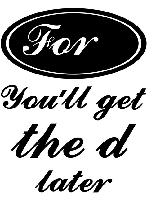 Funny Ford Car Decal | Etsy