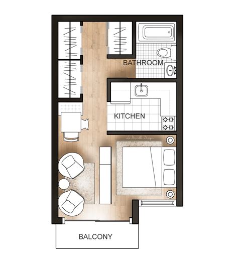 studio floor plans 350 sq ft - Dann Turpin