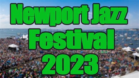 Newport Jazz Festival Tickets 2024 - Jenny Shandy