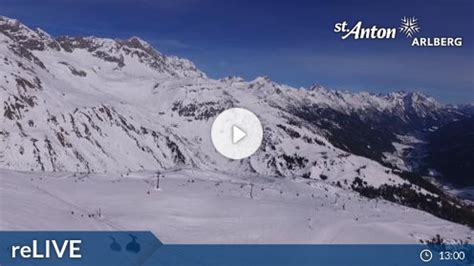 Sankt Anton am Arlberg Ski Resort Skiing Slopes Weather Webcam Tyrol ...