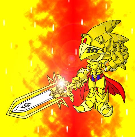 Golden Knight Excalibur Sonic by Wakeangel2001 on DeviantArt