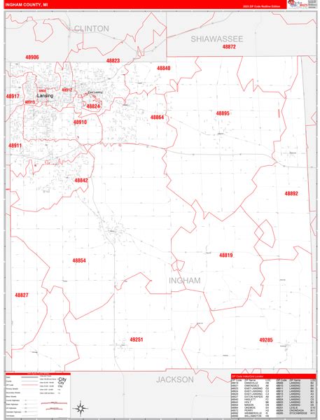 Map Books of Ingham County Michigan - marketmaps.com