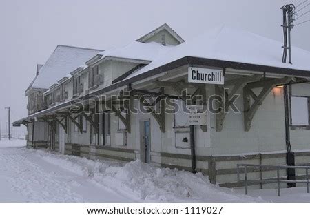 Churchill Northern Manitoba Train Station Stock Photo 1119027 : Shutterstock