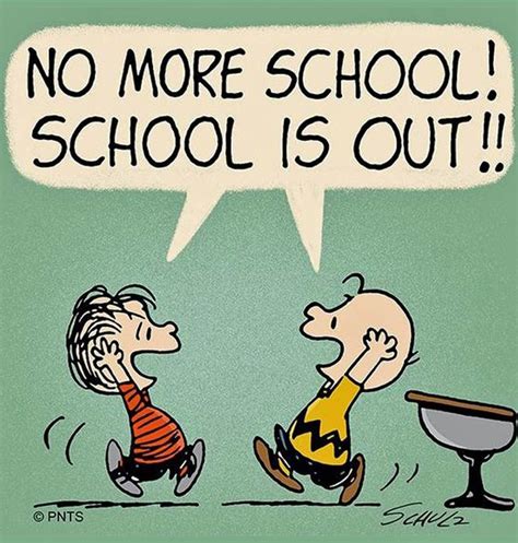 It's almost June, Charlie Brown | Snoopy school, Snoopy quotes, Snoopy cartoon