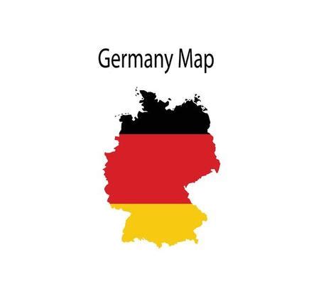 Germany Flag Map Vector Art, Icons, and Graphics for Free Download