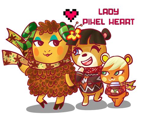 ACNL Villager Group Commission for JD2K by ladypixelheart on DeviantArt