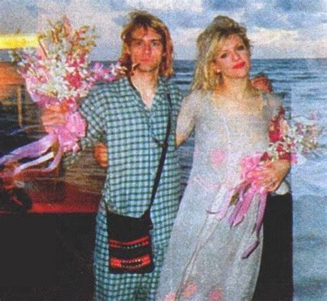 Rare Photos of Courtney Love and Kurt Cobain on Their Wedding Day in Hawaii, 1992 ~ vintage everyday