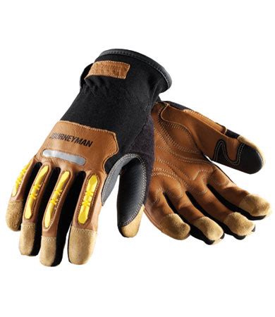 JOURNEYMAN, Maximum Safety, Heavy Duty Construction Gloves, PIP120-4200XL