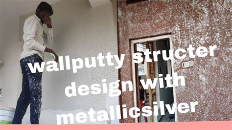 wallputty structer design#creativehacks #gaffar #painting #Om painting works#daku - YouTube