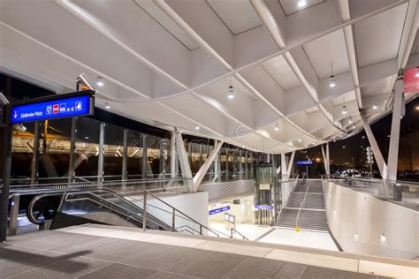 Exterior View from the Central Train Station of Salzburg, Austria ...