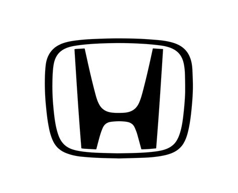 Honda Logo Brand Symbol Black Design Japan Car Automobile Vector Illustration 20499857 Vector ...