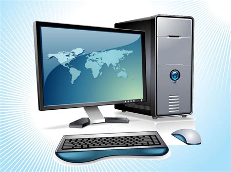 Desktop Computer Vector | Гранты на обучение, Компьютер, Игровой компьютер