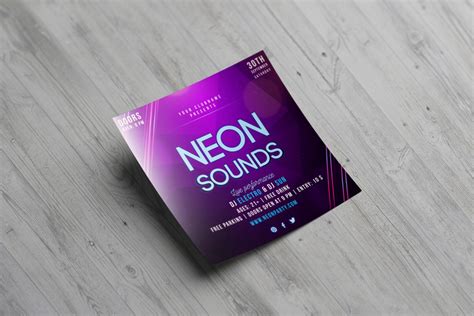 Square Flyer / Poster Mock-Up by MassDream