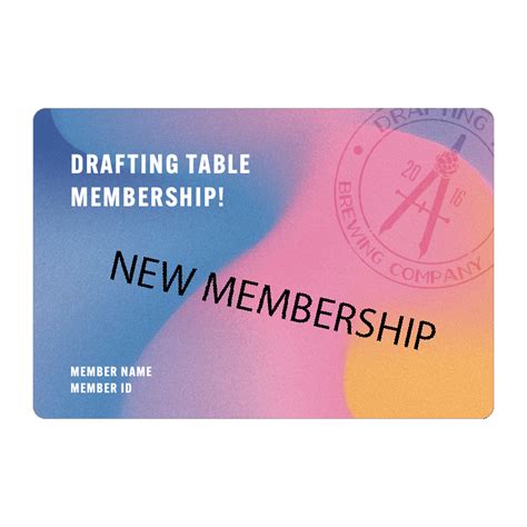 New Membership Exp. 2-28-2025 | Drafting Table Brewing Company