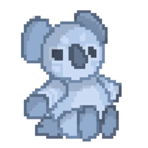 A Lil Koala Plush Pixel Art I Made For The Party House! [Might make ...