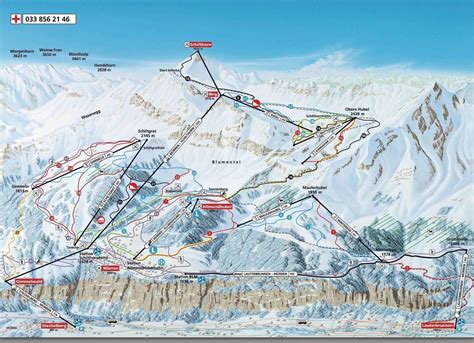 Murren Piste Map