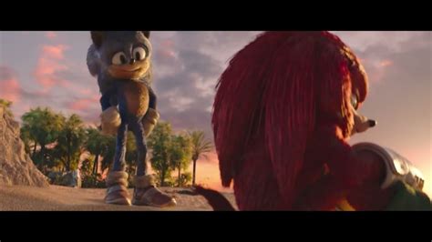 Sonic the Hedgehog Movie 2 Scene Sonic And Knuckles In Beach - YouTube